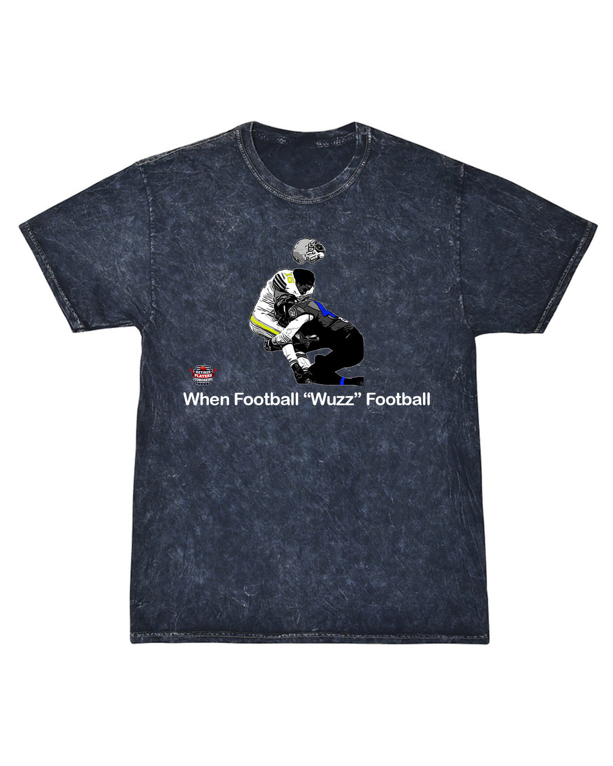 When Football "Wuzz" Football Series 1 Bedtime Vintage T-Shirt