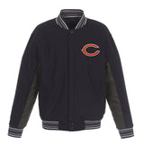 Chicago Bears Reversible Wool Jacket