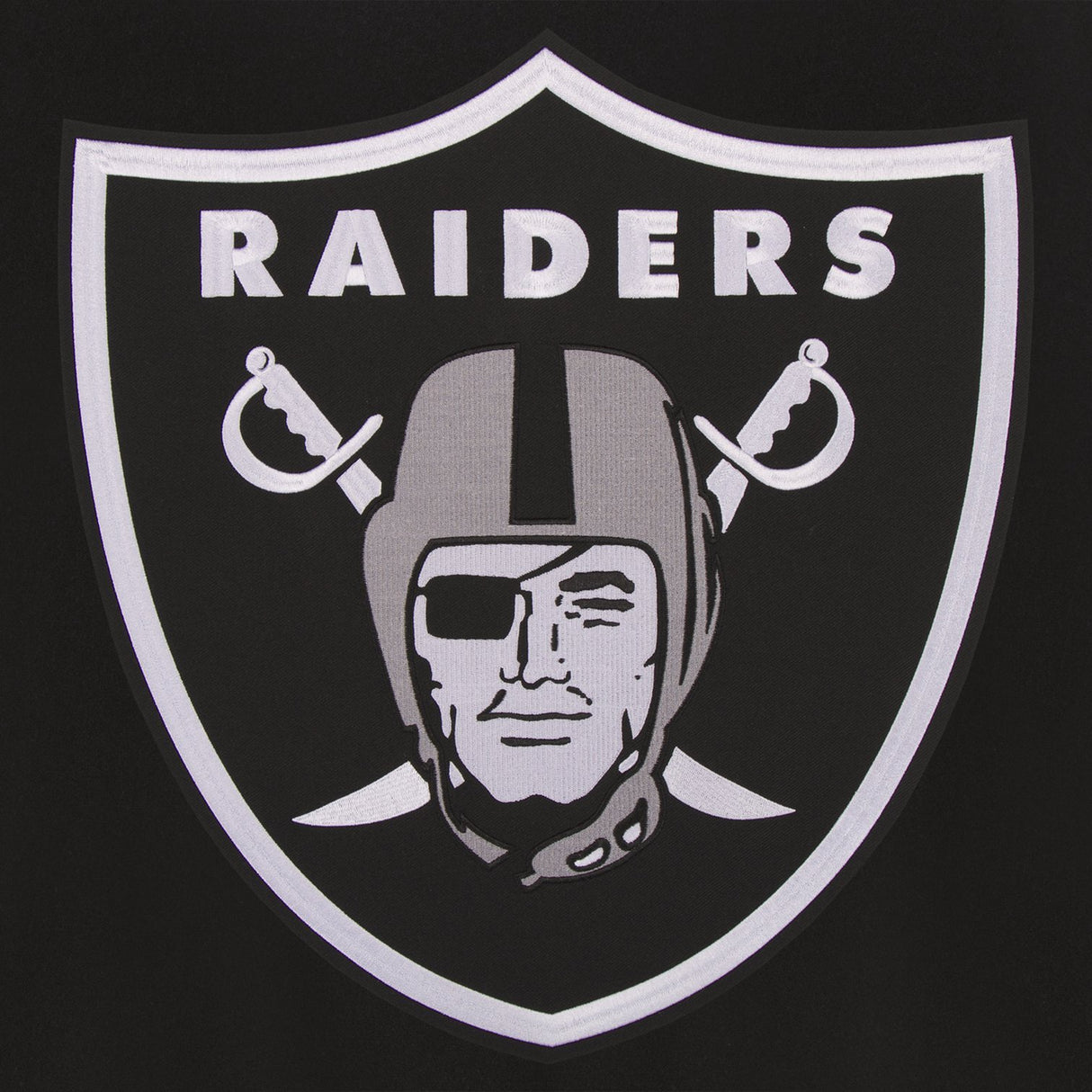 LAS VEGAS RAIDERS REVERSIBLE WOOL JACKET - BLACK