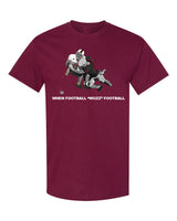 When Football "Wuzz" Football Series 2 Lights Out T-Shirt