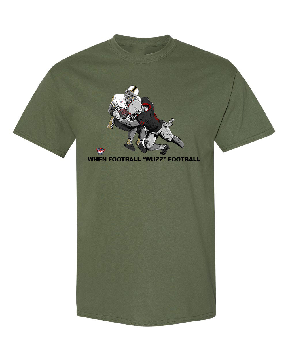 When Football "Wuzz" Football Series 2 Lights Out T-Shirt