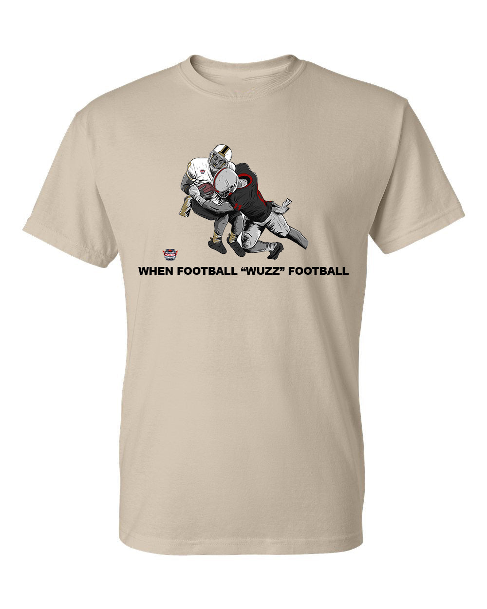 When Football "Wuzz" Football Series 2 Lights Out T-Shirt