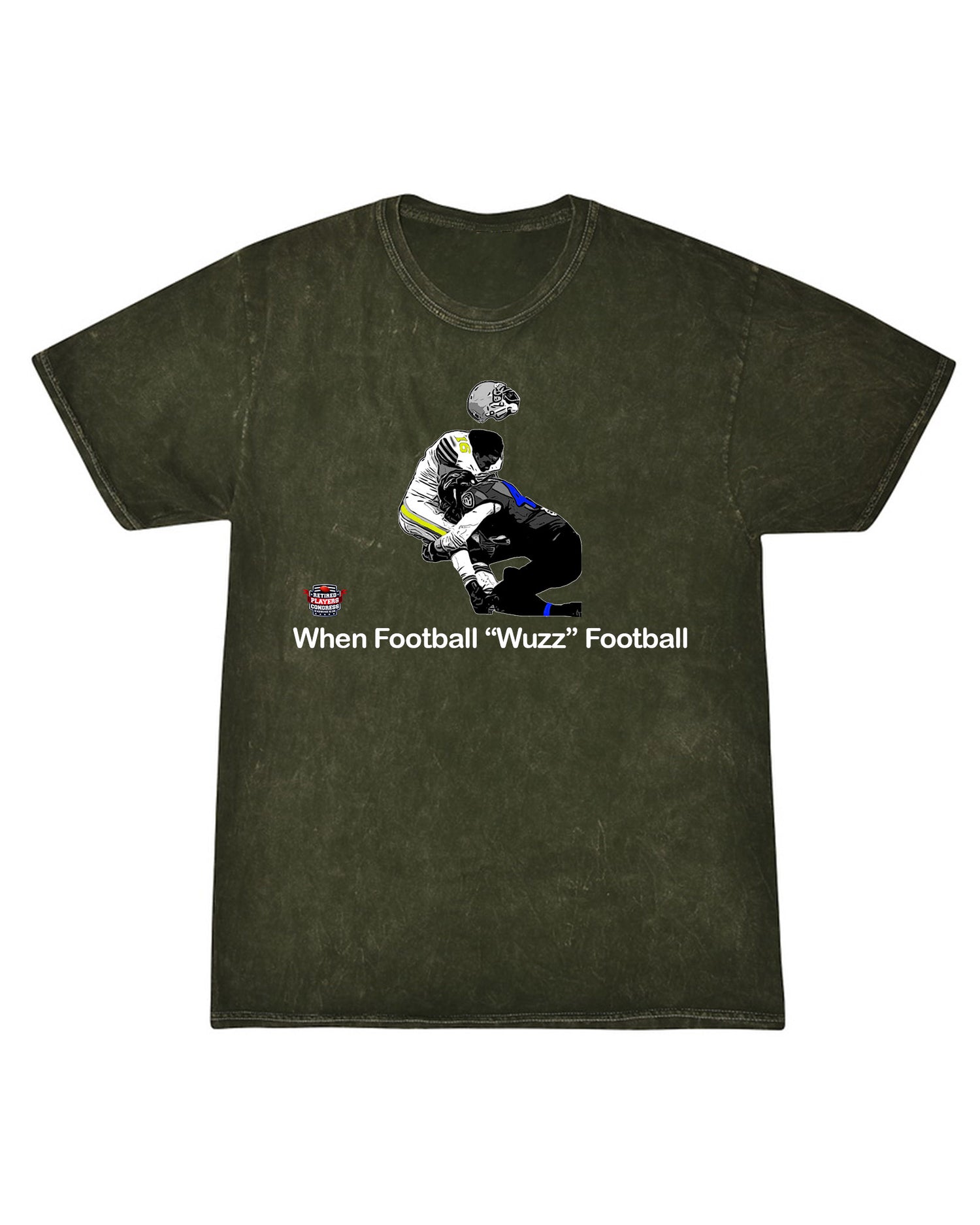 When Football "Wuzz" Football Series 1 Bedtime Vintage T-Shirt