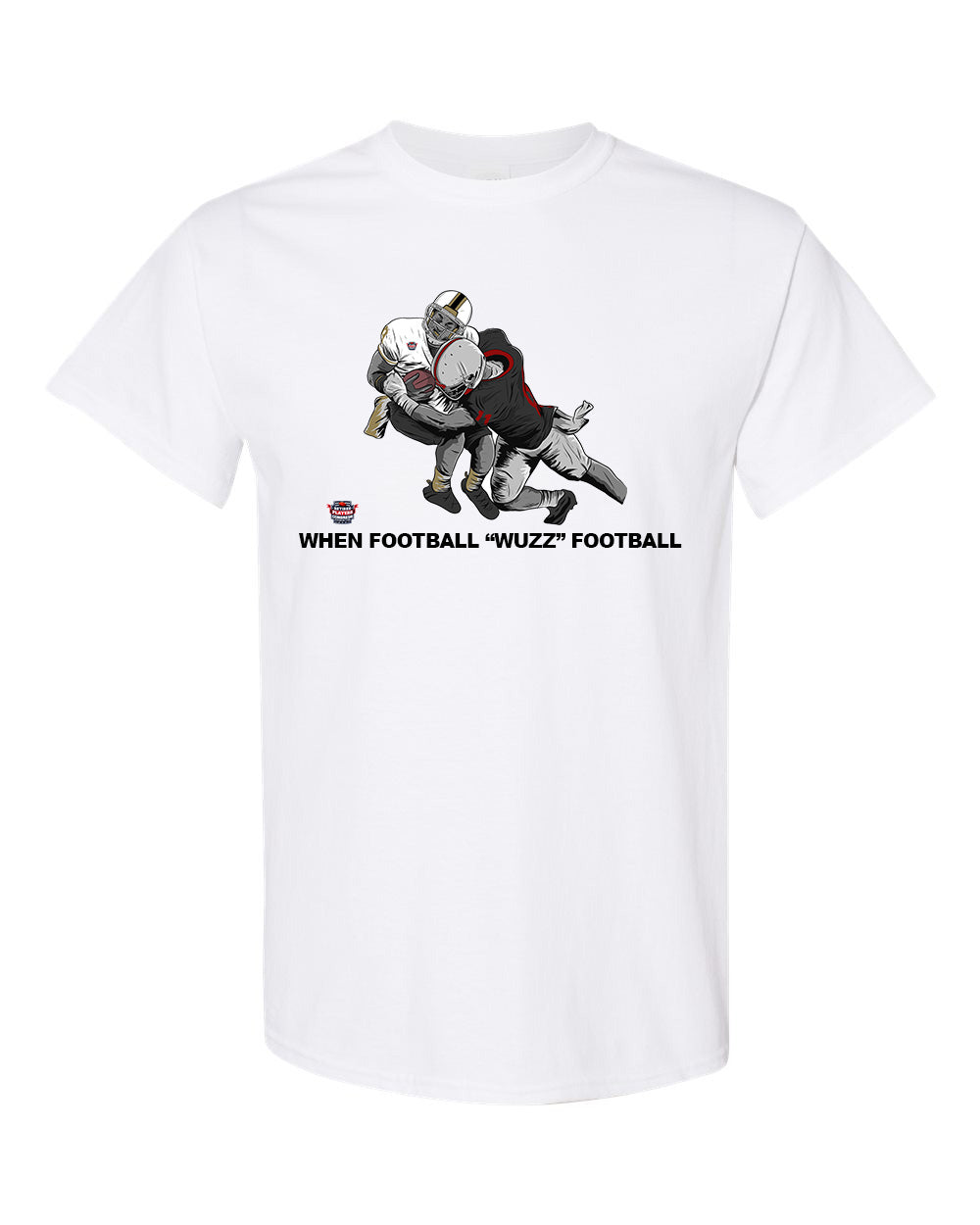 When Football "Wuzz" Football Series 2 Lights Out T-Shirt